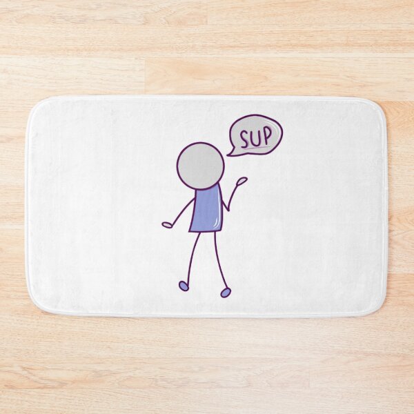 Item preview, Simple Guy Saying Sup (blue) designed and sold by okkayve.