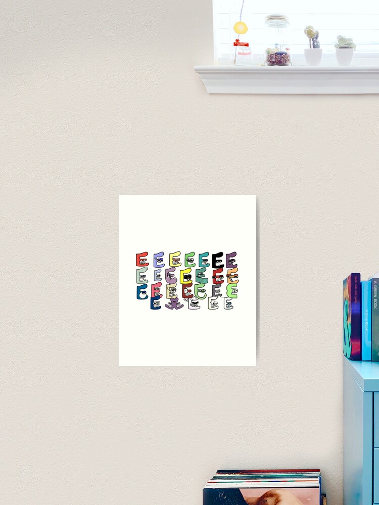Alphabet Lore but everyone is e Art Print for Sale by TheHappimess