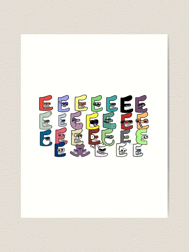 Alphabet Lore - Letters A-Z Metal Print for Sale by YupItsTrashe