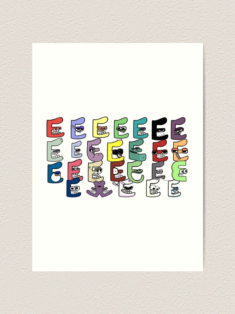 Alphabet Lore F Cool Merch Photographic Print for Sale by