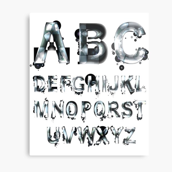all alphabet lore kids Metal Print for Sale by fatimashop2023