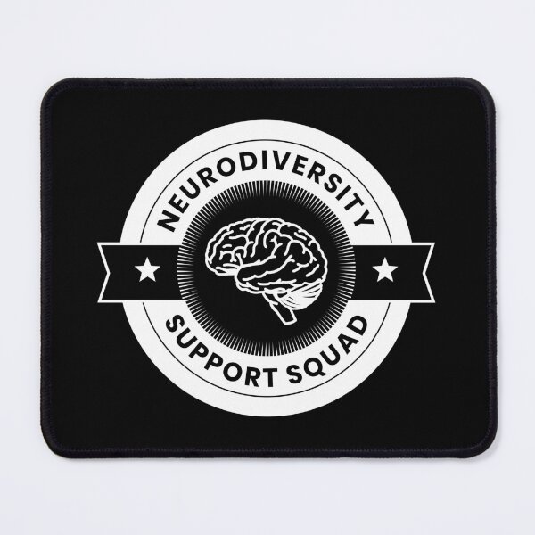Item preview, neurodiversity support squad 01 - white designed and sold by missninjacookie.