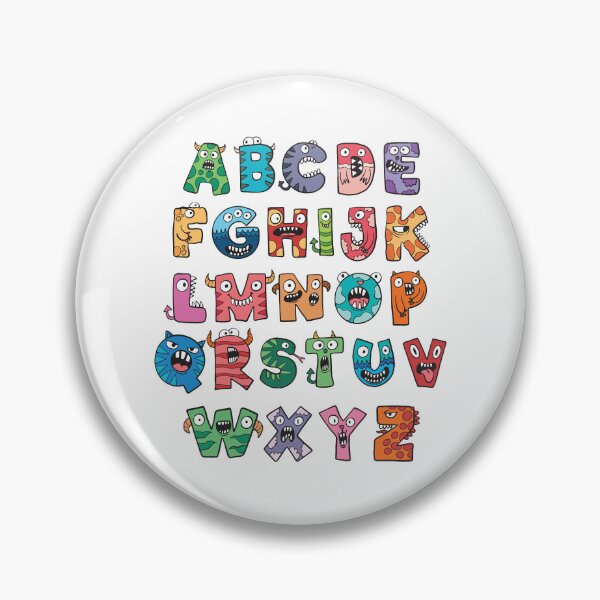 Alphabet Lore Pins and Buttons for Sale