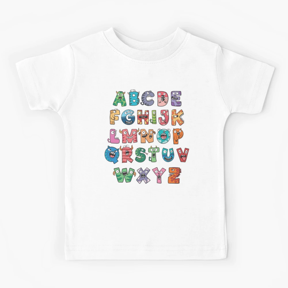 Children Sports Tees Clothing Alphabet Lore Game Kids Cosplay T