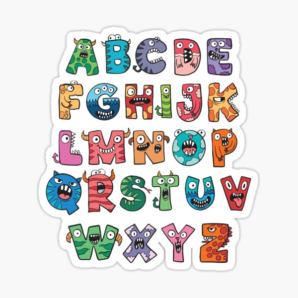 Alphabet Lore Series Sticker for Sale by Ezz-Design