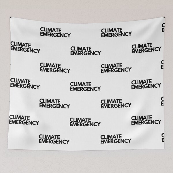 Item preview, CLIMATE EMERGENCY designed and sold by ShopThreadHouse.