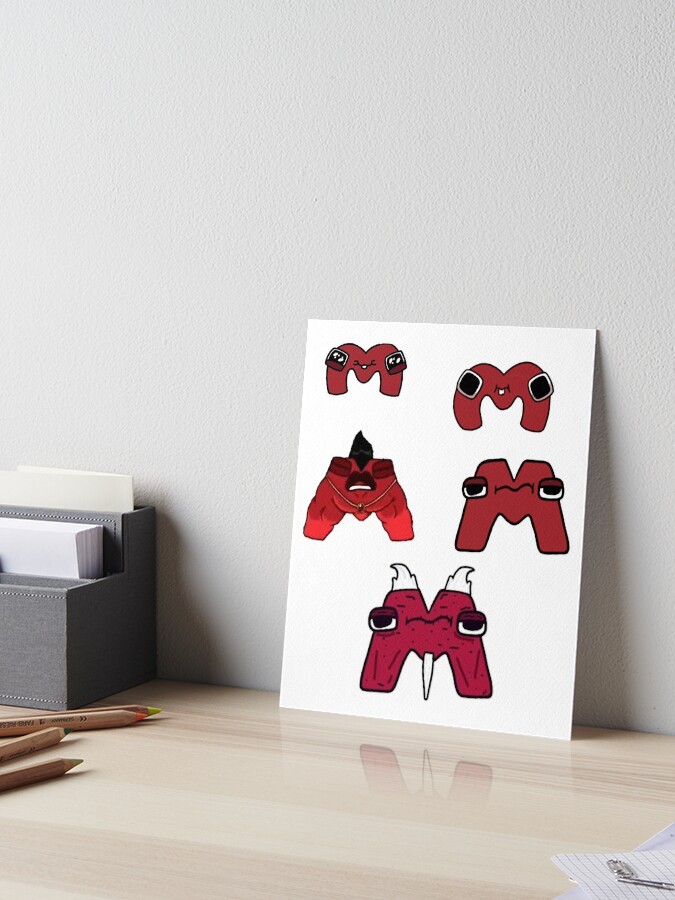 Alphabet Lore M Photographic Print for Sale by TheHappimess