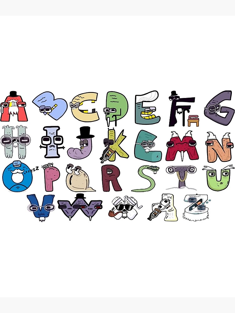 New Alphabet Lore But Transformed From Rocks With Colors (Full Version A-Z)  