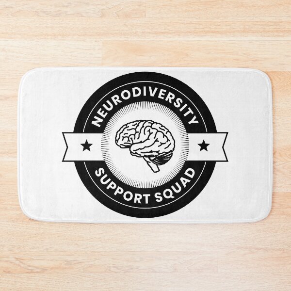 Item preview, neurodiversity support squad 01 - black designed and sold by missninjacookie.