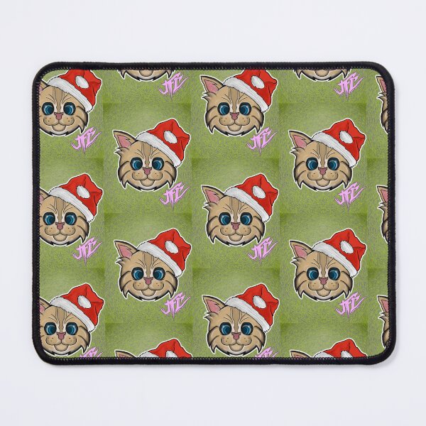 Item preview, Little Blue Eyed Christmas Kitty designed and sold by ArtByJFC.