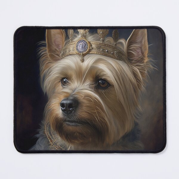 Item preview, Medieval Silky Terrier Queen designed and sold by DankCards.