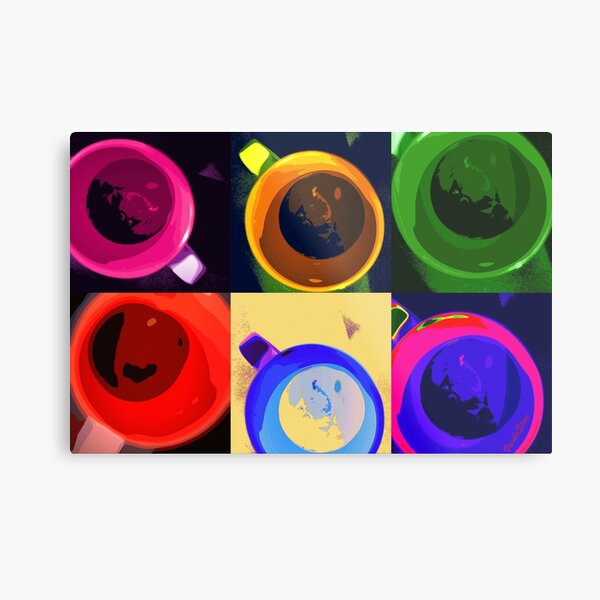 Six cups of moods Metal Print