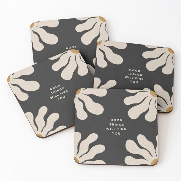 Item preview, good things will find you positive manifestation illustration floral  designed and sold by Anavrisss.