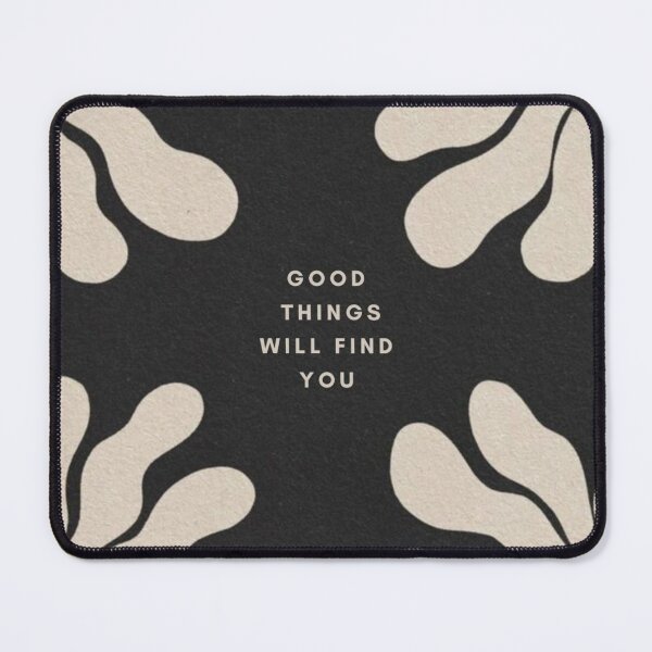 Item preview, good things will find you positive manifestation illustration floral designed and sold by Anavrisss.