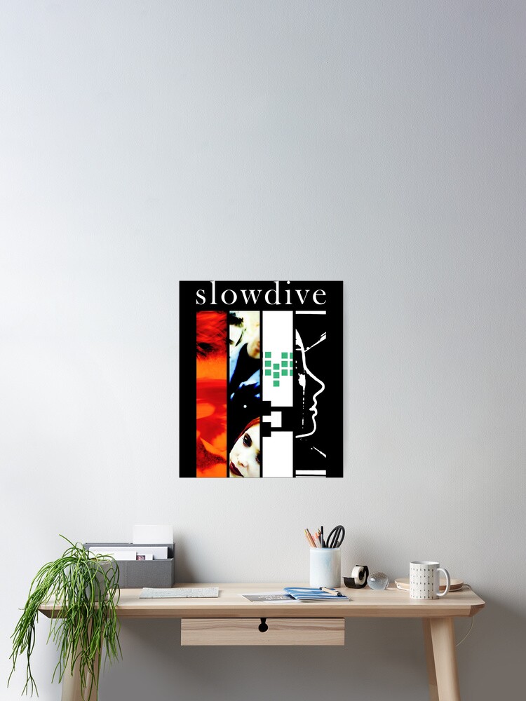 Thumbnail 2 of 3, Poster, Slowdive - Discography designed and sold by ShopThreadHouse.