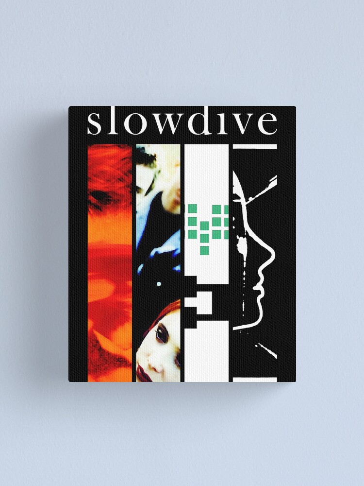 Thumbnail 1 of 3, Canvas Print, Slowdive - Discography designed and sold by ShopThreadHouse.