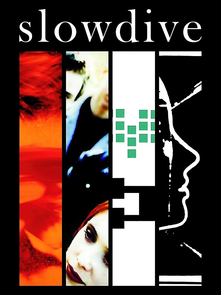 Thumbnail 3 of 3, Scarf, Slowdive - Discography designed and sold by ShopThreadHouse.
