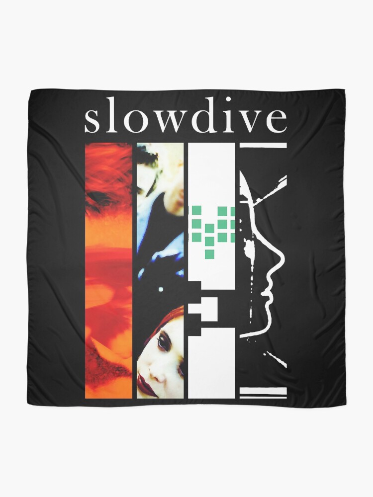 Thumbnail 2 of 3, Scarf, Slowdive - Discography designed and sold by ShopThreadHouse.