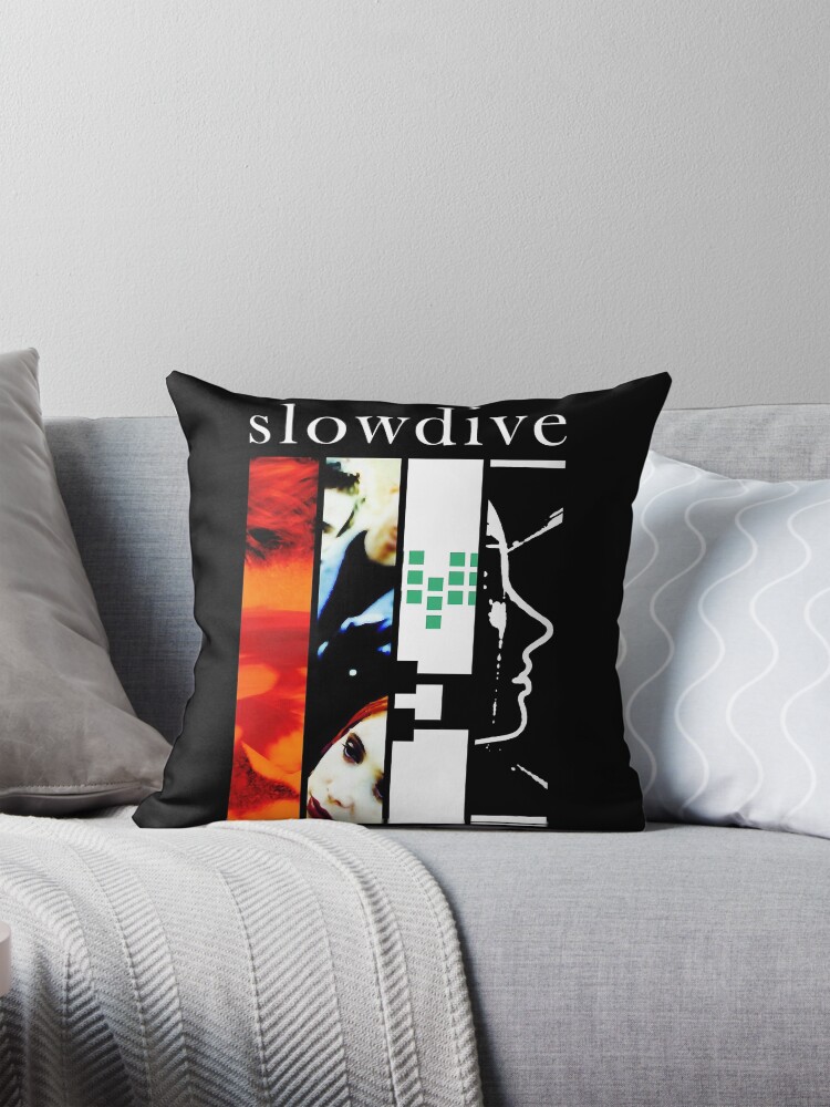 Thumbnail 1 of 4, Pillow, Slowdive - Discography designed and sold by ShopThreadHouse.