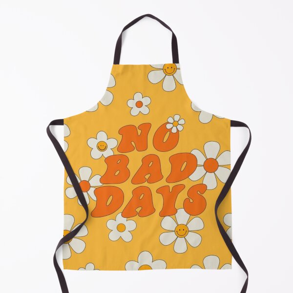 Item preview, orange floral no bad days cute minimal aesthetic vintage 80s illustration designed and sold by Anavrisss.