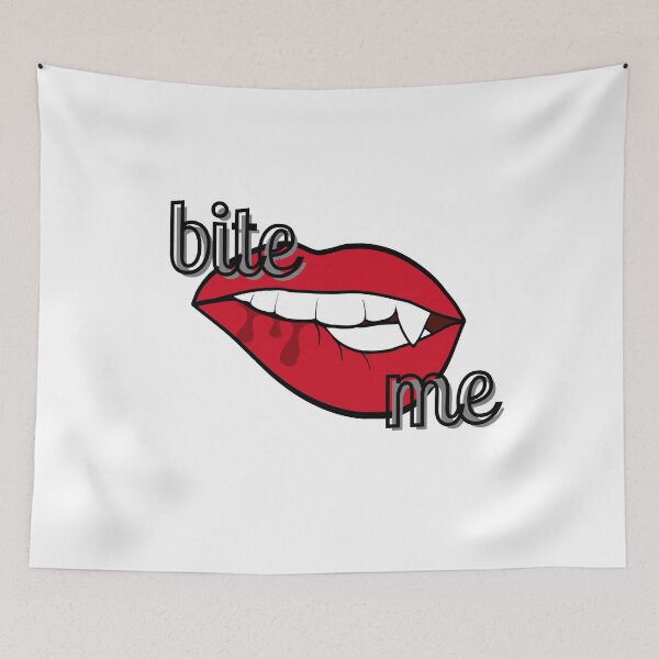 Item preview, bite me - version 1 designed and sold by AR-Daydreams.