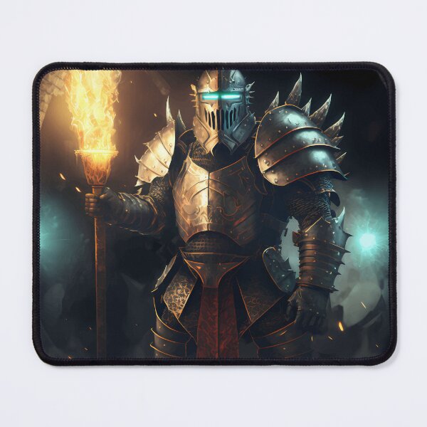Item preview, Dark Fantasy Knight with flaming spear designed and sold by PM-Artistic.