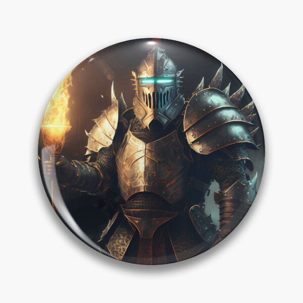 Item preview, Dark Fantasy Knight with flaming spear designed and sold by PM-Artistic.