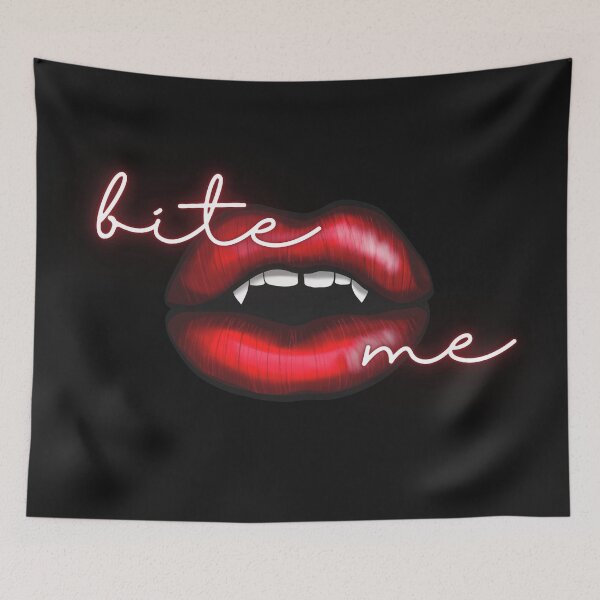 Item preview, bite me - version 2 designed and sold by AR-Daydreams.