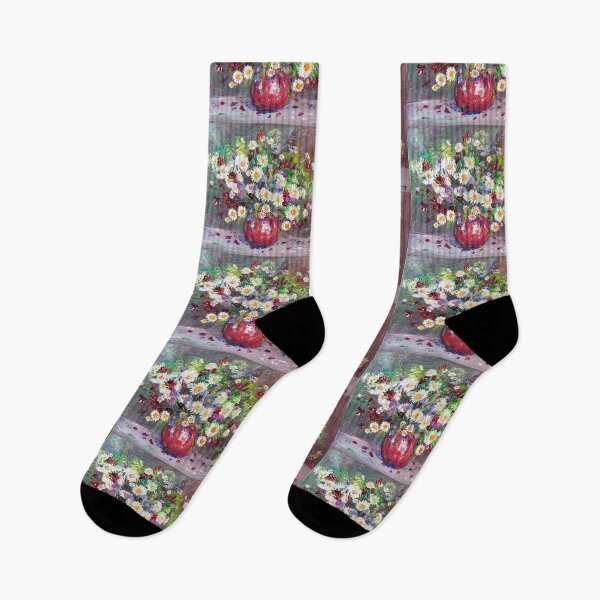 Item preview, Bouquet of Forest Flowers in a Red Vase designed and sold by Natalia_Shchip.