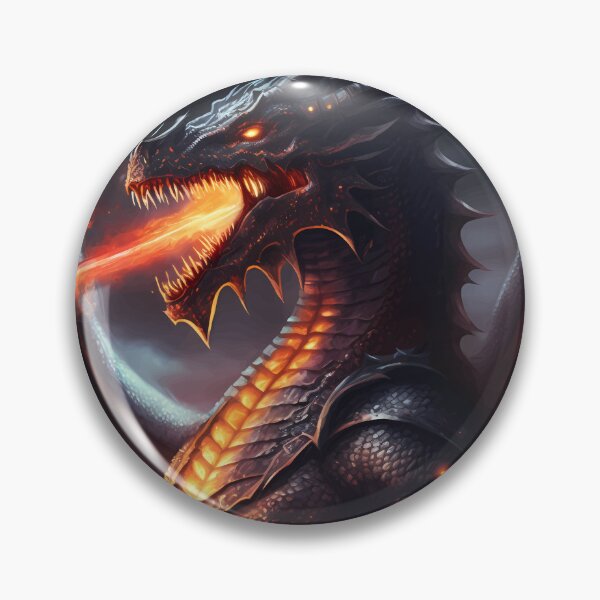Item preview, Dark Fantasy fire breathing dragon version 2 designed and sold by PM-Artistic.