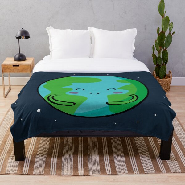 Aperçu de l'œuvre Illustration mignonne de la Terre créée et vendue par CutestShopEver.
