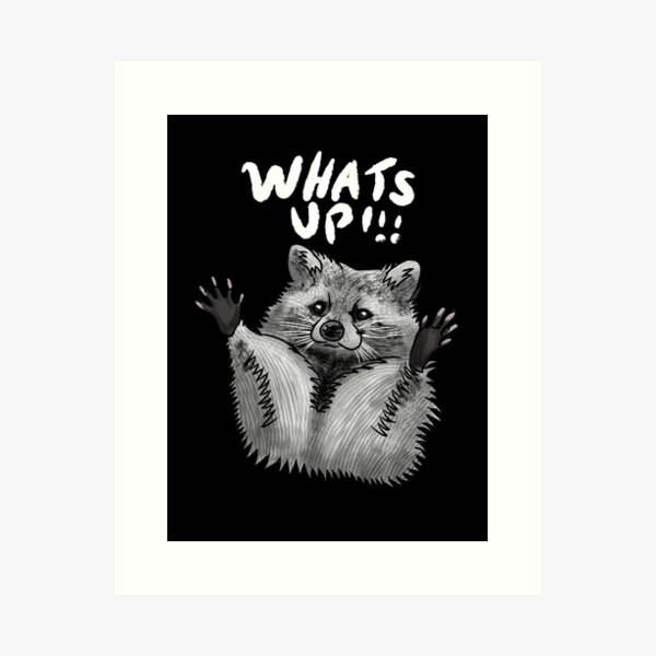 Item preview, What's up Racoon designed and sold by Migiteart.