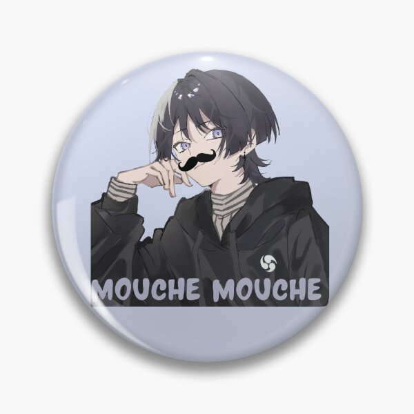 Item preview, Scaramouche Genshin Impact Meme Moustache Scaramouche Fanart designed and sold by feach.