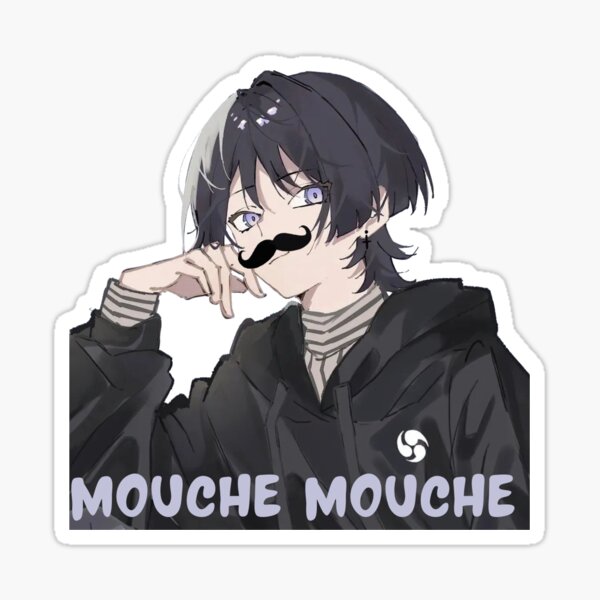 Item preview, Scaramouche Genshin Impact Meme Moustache Scaramouche Fanart designed and sold by feach.