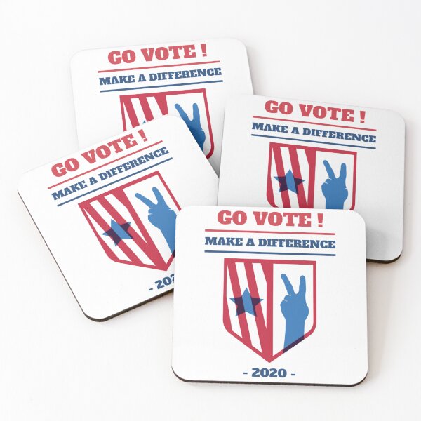Item preview, Go Vote! Make a Difference   designed and sold by CornerCactis.