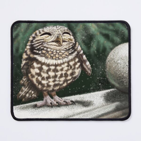 Item preview, owl cuddling designed and sold by elerascon.