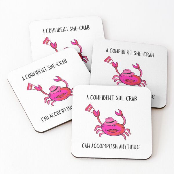 Item preview, CONFIDENT SHE-CRAB FUNNY PINK HAT HANDBAG CRAB designed and sold by EllieMonroe.