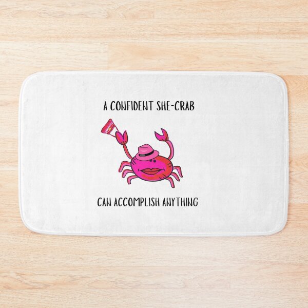 Item preview, CONFIDENT SHE-CRAB FUNNY PINK HAT HANDBAG CRAB designed and sold by EllieMonroe.