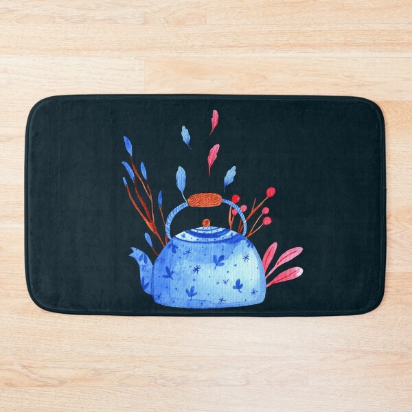 Item preview, Winter tea time watercolor illustration designed and sold by pinkyfish1010.