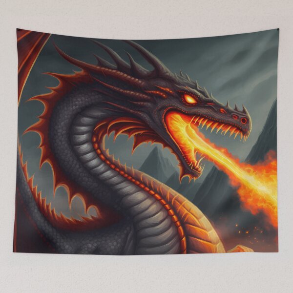 Item preview, Mashup Flaming Dragon & Fire Breathing Dragon Version 2 designed and sold by PM-Artistic.