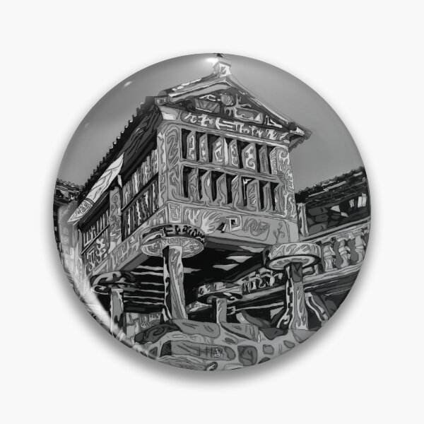 Item preview, Horreo de Combarro in Black and White designed and sold by cachaldora.