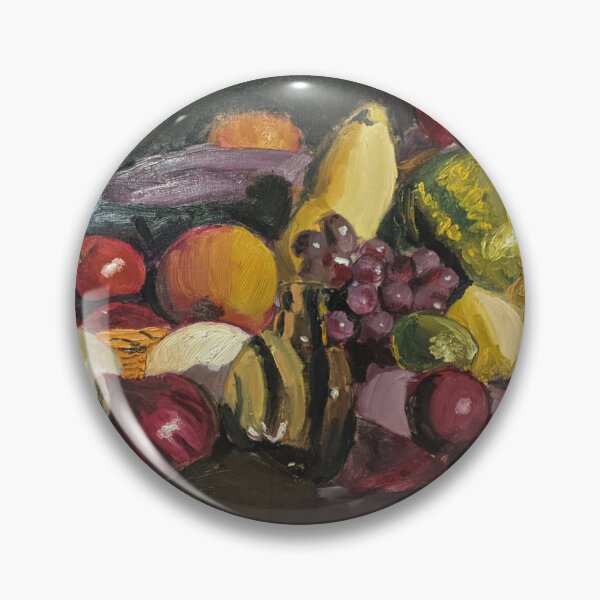 Item preview, Fruits and Veggies Pile with a glass bottle designed and sold by Junpeiberry.