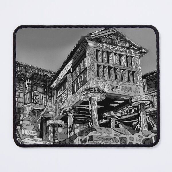 Item preview, Horreo de Combarro in Black and White designed and sold by cachaldora.