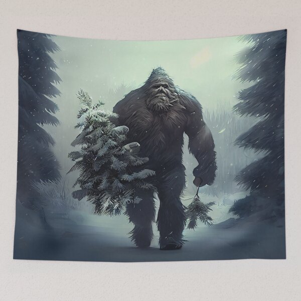 Item preview, A Bigfoot Christmas! designed and sold by CosmicScare10.