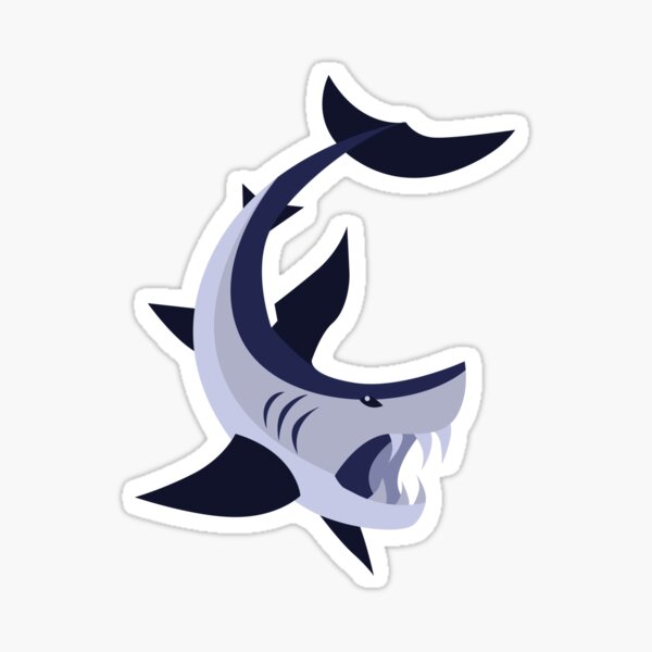 Vista previa del artículo con la obra «Mako Shark Graphic», diseñado y vendido por Aileen  Rose.