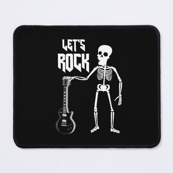 Item preview, Horror Punk Rock Skeleton Let's Rock designed and sold by MyFreakyWorld.