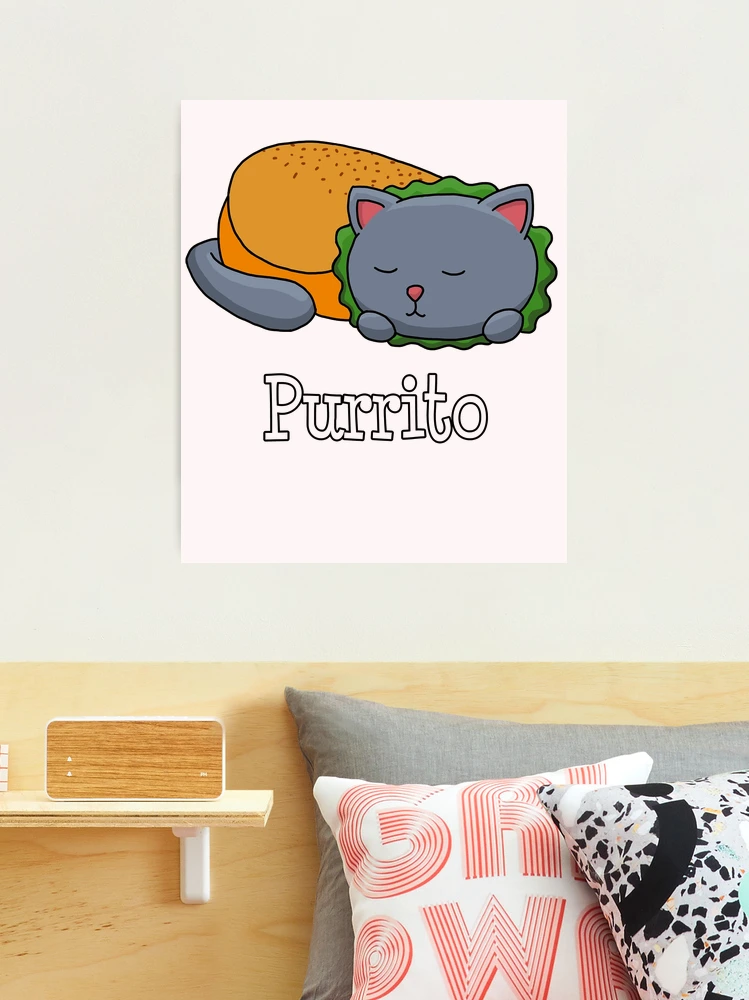 Purrito Funny Cat Burrito Pun
