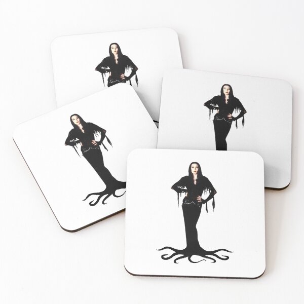 Item preview, Morticia Addams Anjelica Huston Tentacle Dress Digital Art designed and sold by Gogmagosh.