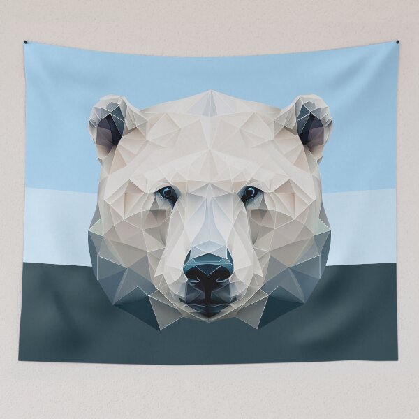 Item preview, Polar Bear Portrait designed and sold by Bondoboxy.