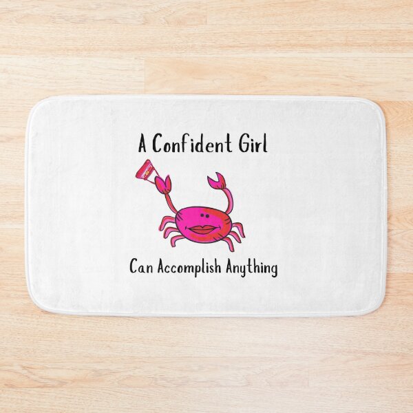 Item preview, CONFIDENT GIRL CRAB FUNNY PINK HANDBAG designed and sold by EllieMonroe.